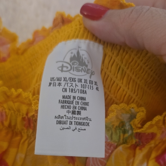 Disney Yellow Floral Maxi Dress - Picture 3 of 5